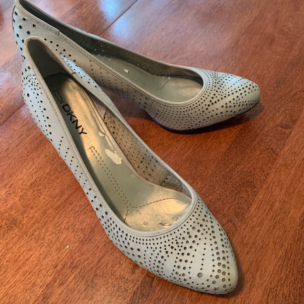 Grey DKNYC Heels